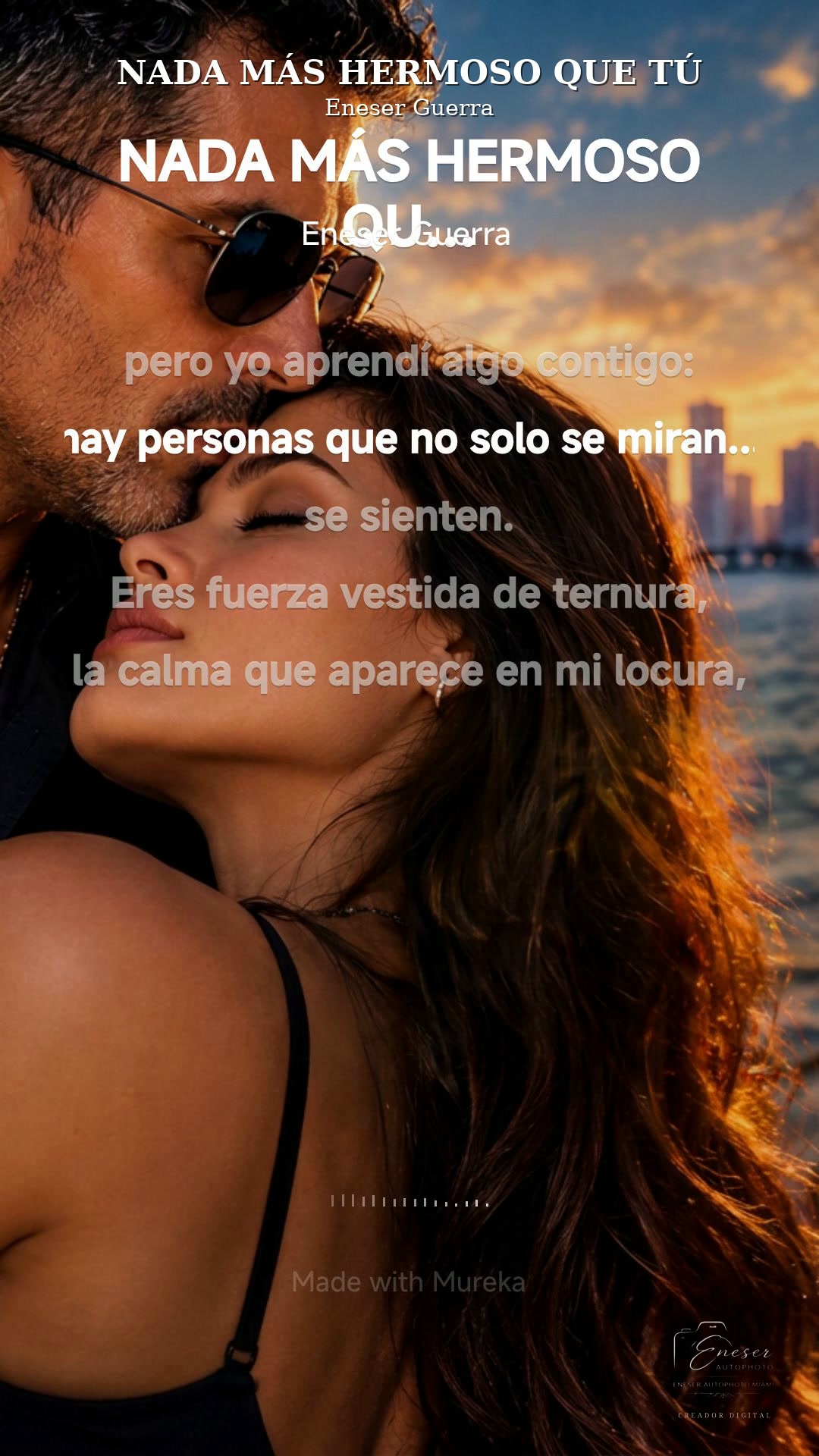Nada más hermoso que tú